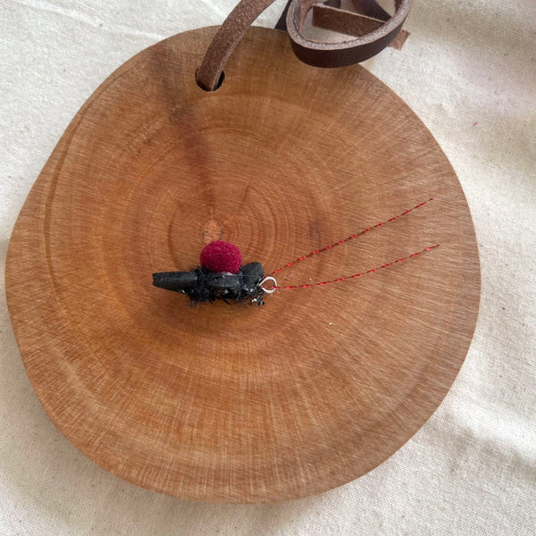 Mini Red Bean Beetle Cat Teaser Refill Toy