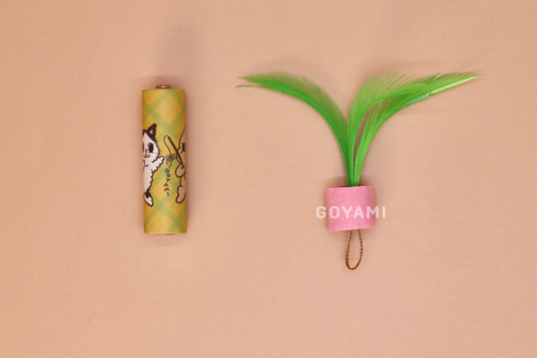 Hanging Palm Cat Fishing Rod Refill Toy