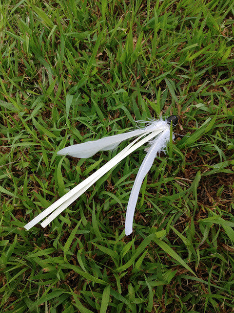 White Tail Kite Feather Cat Teaser Wand Refill Toy