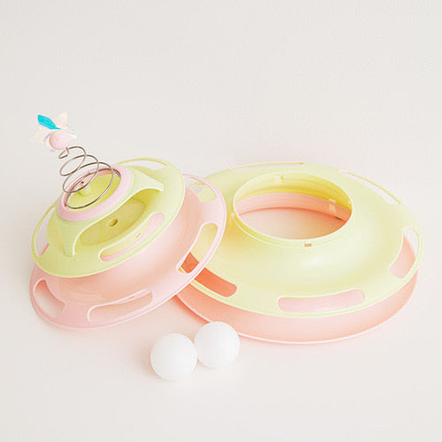 CBF Cat 3-Tier Track Ball Toy