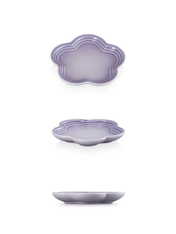 Flower Plate 14cm - Bluebell Purple