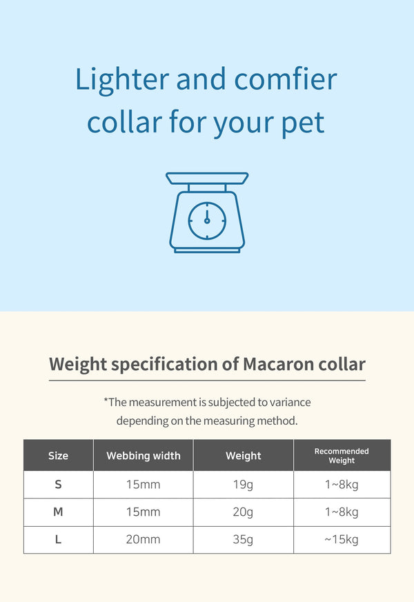Macaron Dog Collar