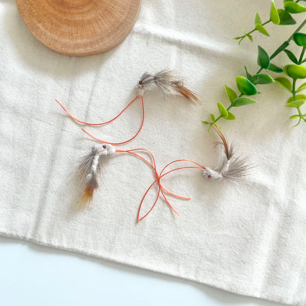 Mini Red Eye Reed Bug Cat Teaser Refill Toy