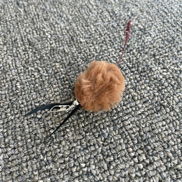 Chestnut Pom Bug Cat Teaser Refill Toy