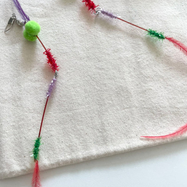 Traffic Light Bug Cat Teaser Refill Toy