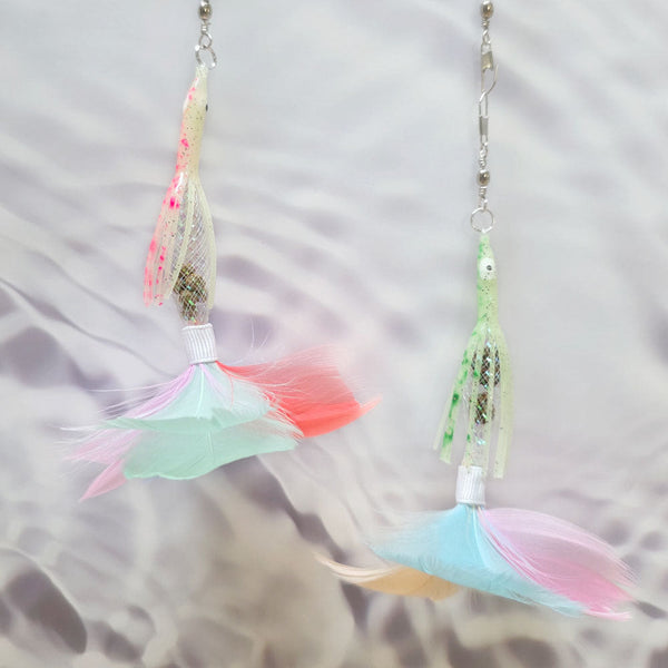 Feather Skirt Octopus Cat Teaser Refill Toy