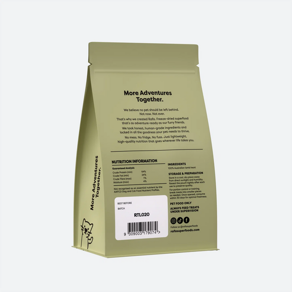 Raw Freeze-Dried Lamb Heart
