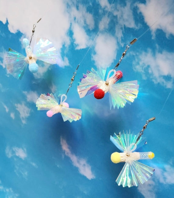 Mini Crinkle Butterfly Cat Teaser Refill Toy