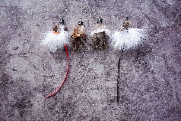 Soft Body Bird Feather Cat Teaser Wand Refill Toy