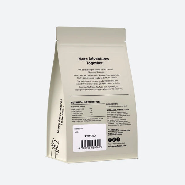 Raw Freeze-Dried Kangaroo Steak