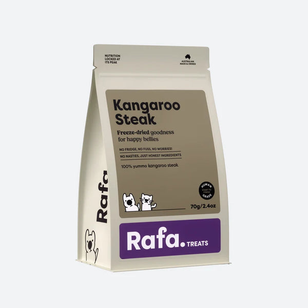Raw Freeze-Dried Kangaroo Steak