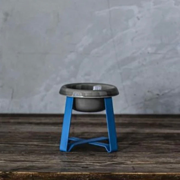 Food Stand Blue Grey
