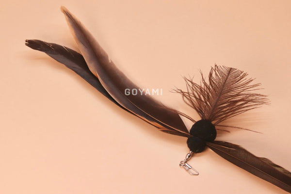 Spinning Crow Cat Fishing Rod Refill Toy