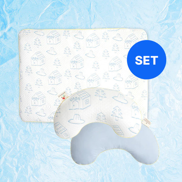 All Day Cooling Mat + Pillow Set