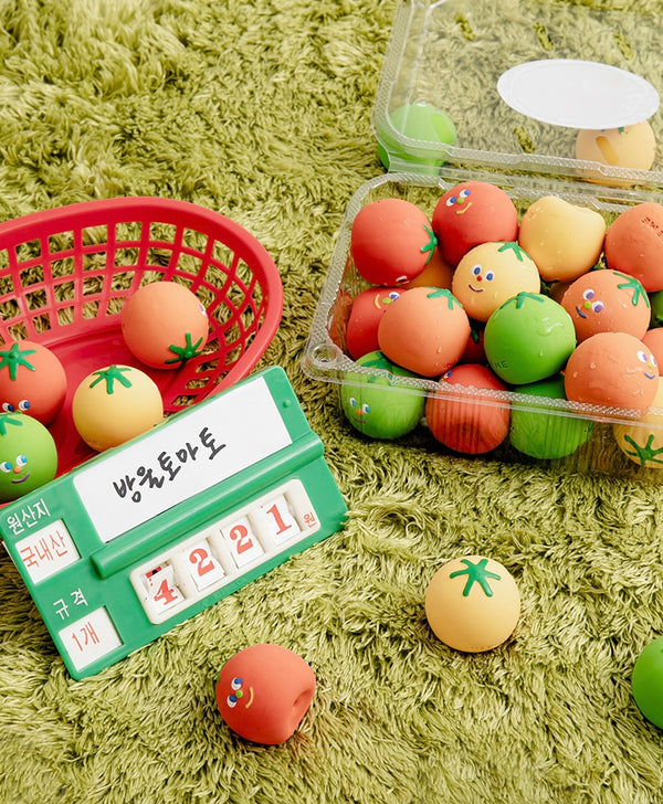 Rainbow Cherry Tomato Latex Toy Set