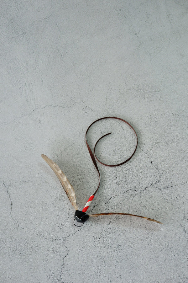 Mini Spinning Pheasant Feather Cat Teaser Wand Refill Toy