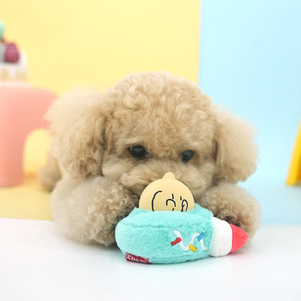 Peanuts Combo Latex Roll Cake Toy