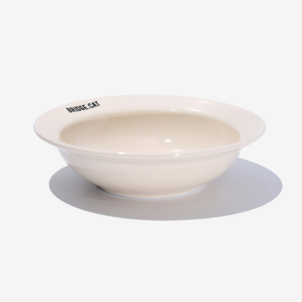 Cat Mini Dish - Baby Cream (Glossy)