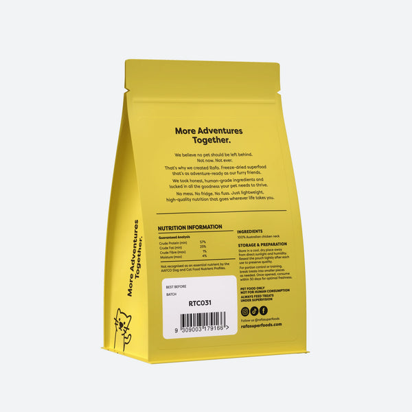 Raw Freeze-Dried Chicken Neck