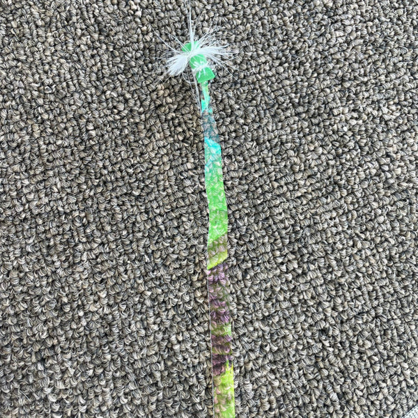 Mini Green Crinkle Beetle Cat Teaser Refill Toy