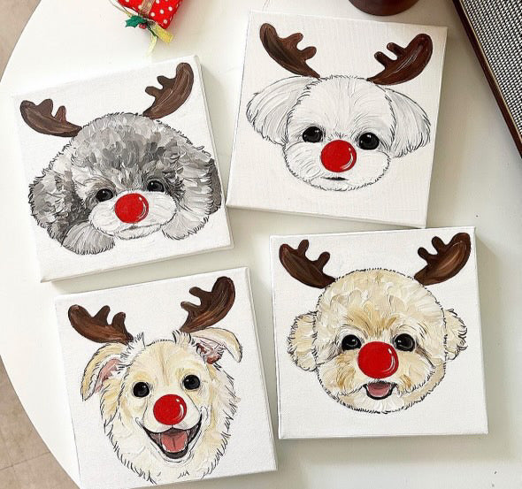 [PRE ORDER] Custom Pet Portrait Christmas Edition 2024