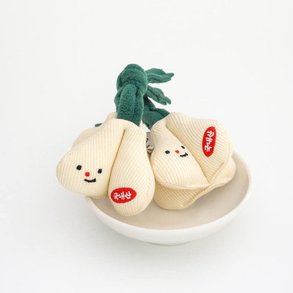 Squeaky Garlic Tug Toy