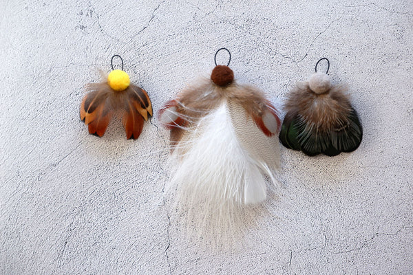 Fluffy Butterfly Feather Cat Teaser Wand Refill Toy