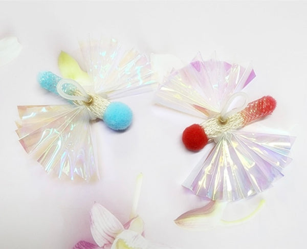 Mini Crinkle Butterfly Cat Teaser Refill Toy
