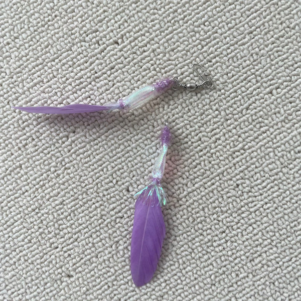 Mini Purple Minnow Cat Teaser Refill Toy