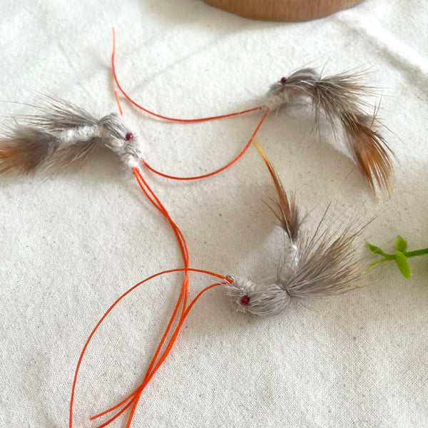 Mini Red Eye Reed Bug Cat Teaser Refill Toy
