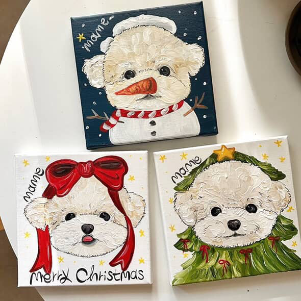 [PRE ORDER] Custom Pet Portrait Christmas Edition 2025