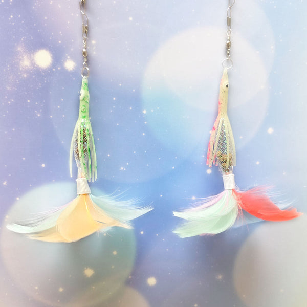 Feather Skirt Octopus Cat Teaser Refill Toy