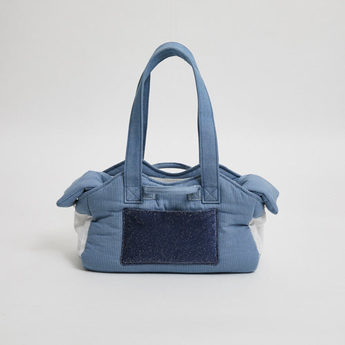 Denim Strappy Swag Bag