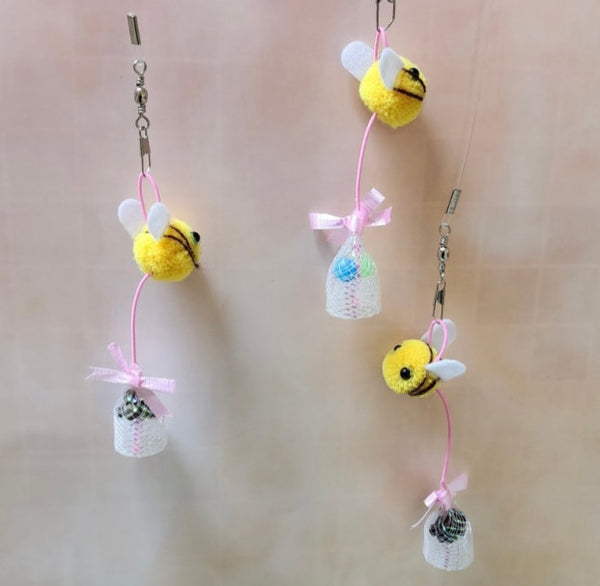 Honey Bee & Honey Jar Cat Teaser Refill Toy