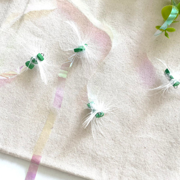 Mini Green Crinkle Beetle Cat Teaser Refill Toy