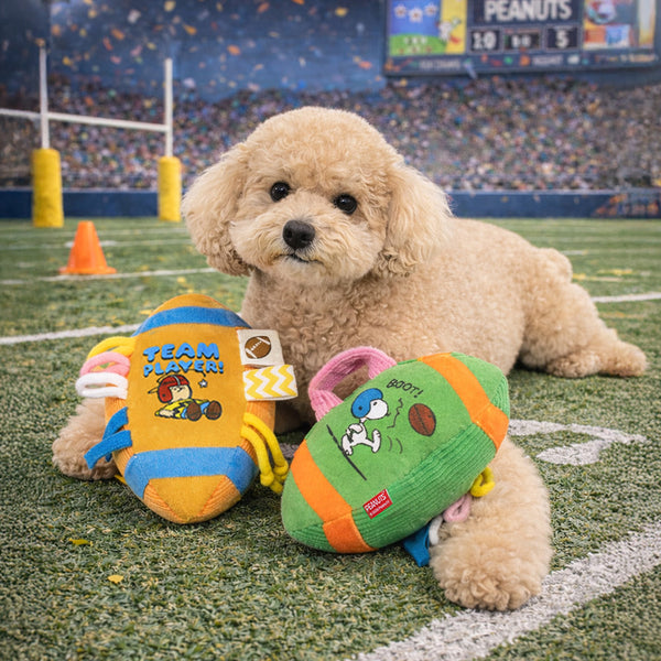 Peanuts Grip Rugby Ball Toy
