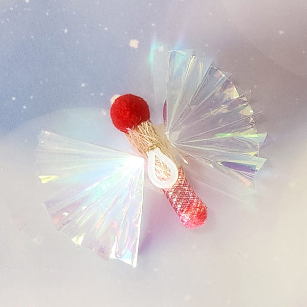 Mini Crinkle Butterfly Cat Teaser Refill Toy