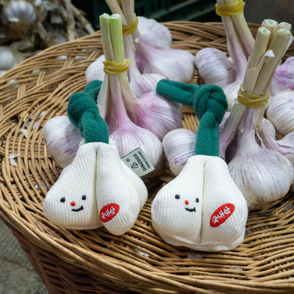 Squeaky Garlic Tug Toy