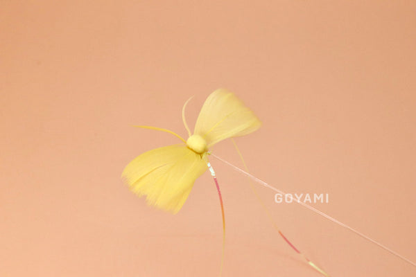 Yellow Butterfly Cat Teaser Stick Refill Toy