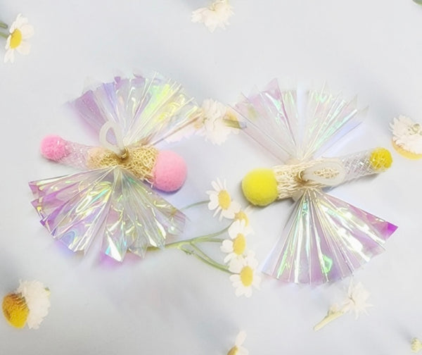 Mini Crinkle Butterfly Cat Teaser Refill Toy