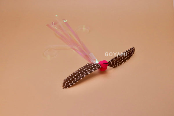Spinning Strawberry Chocolate Magpie Cat Fishing Rod Refill Toy