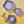 Flower Plate 14cm - Bluebell Purple