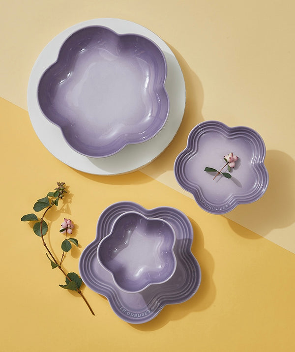 Flower Plate 14cm - Bluebell Purple