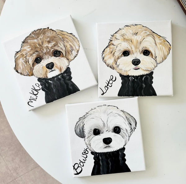 [PRE ORDER] Custom Pet Portrait in Turtleneck