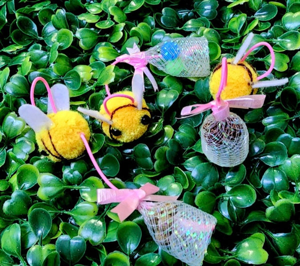 Honey Bee & Honey Jar Cat Teaser Refill Toy