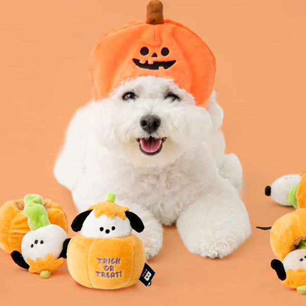 Halloween Pumpkin Puppy Stretchy Toy