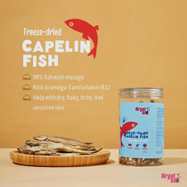 Freeze-Dried Capelin Fish