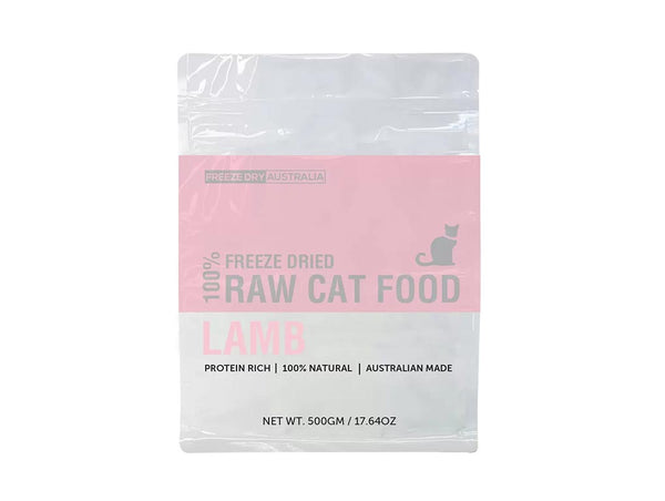 Freeze Dried Raw Cat Food - Lamb