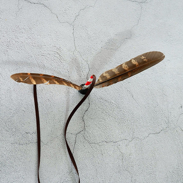 Mini Spinning Pheasant Feather Cat Teaser Wand Refill Toy