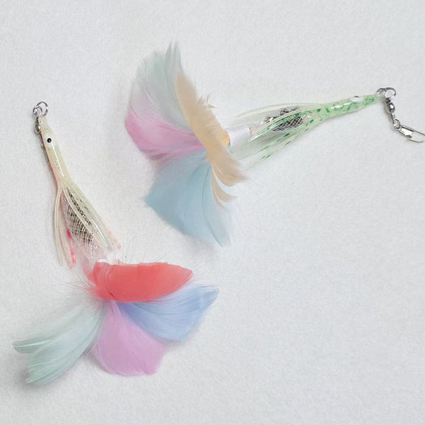 Feather Skirt Octopus Cat Teaser Refill Toy